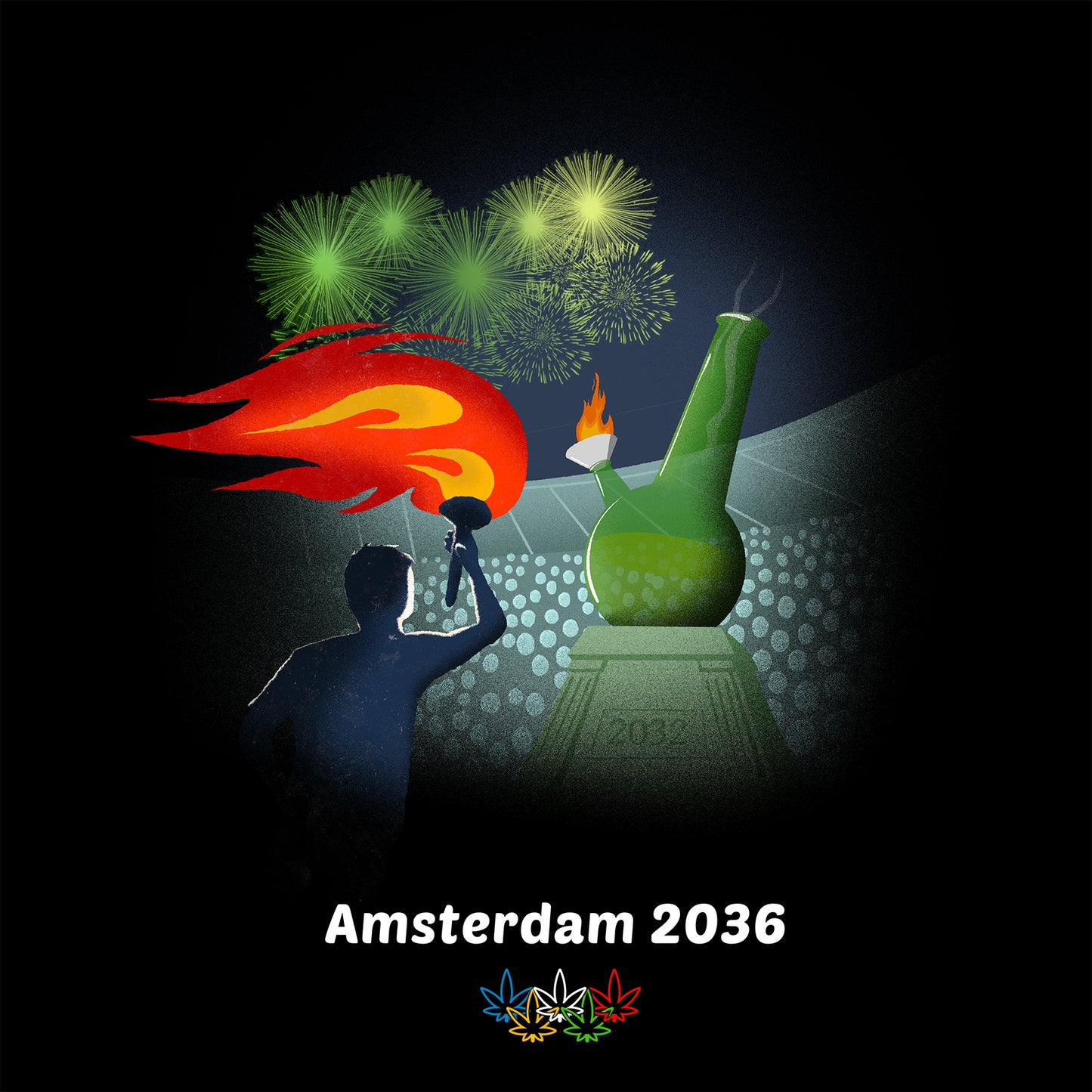 Amsterdam 2036 - Unisex Crewneck T-shirt